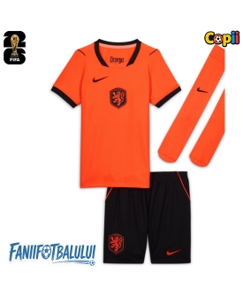 Țările de Jos Echipament de Fotbal Replică Mondial 2026 Copii Acasa (+ Șorturi)